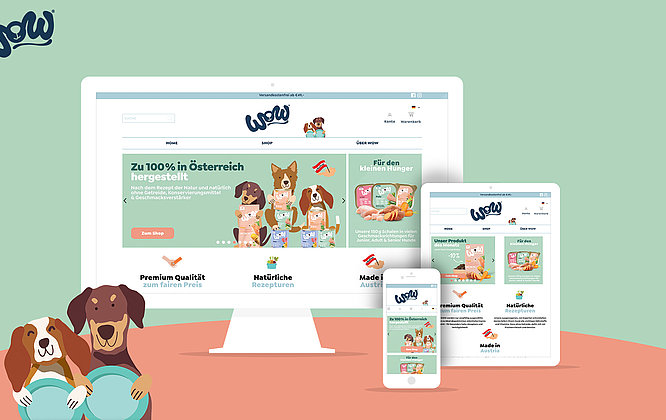 Referenzbild Webshop Wow