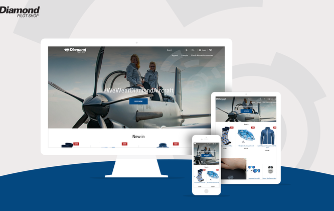 Referenzbild Webshop Diamond Aircraft