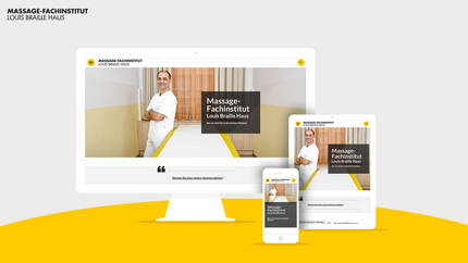 Massage Fachinstitut Louis Braille Haus Typo3 CMS Webdesign