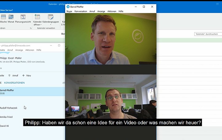 Philipp und Bernd im Chat