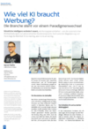 Wie viel Werbung braucht KI im Werbemonitor
