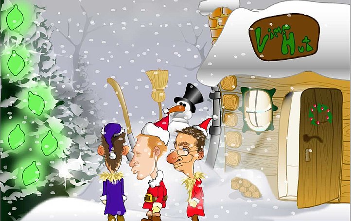 Ilustration von Toti zu Weihnachten 2004