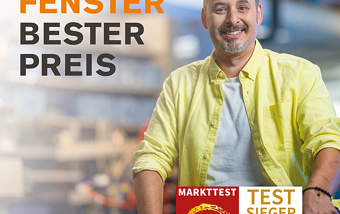 Retargeting Anzeige für große Kampagne "Gscheite Fenster mit bester Preis-Leistung"