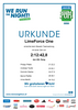 Urkunde Team LimeForce 1: 292. Rang beim Vienna Night Run 2023