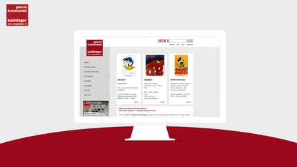 Galerie Kaiblinger TYPO3 CMS