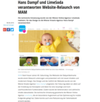"Hans Dampf und LimeSoda verantworten Website-Relaunch von MAM" von werbeplanung.at