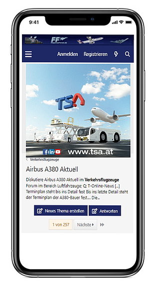 Screenshot TSA Kampagne