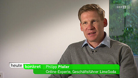Philipp Pfaller im TV Interview