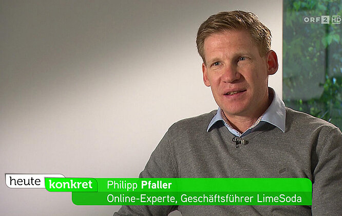 Philipp Pfaller in heute konkret Philipp Pfaller im TV Interview