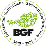 LIMESODA ist zertifiziert und Preisträger national und für Wien für Betriebliche Gesundheitsförderung Logo BGF-Gütesiegel