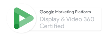 Display & Video 360 Certification Logo