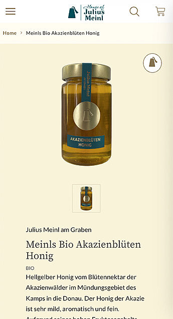 Produktdetailansicht für Mobilgeräte