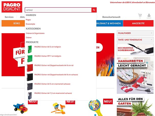 Screenshot Pagro