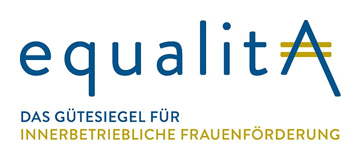 Logo equalitA - Das Gütesiegel für innerbetriebliche Frauenförderung