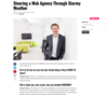 "Steering a Web Agency Through Stormy Weather" von startup.info