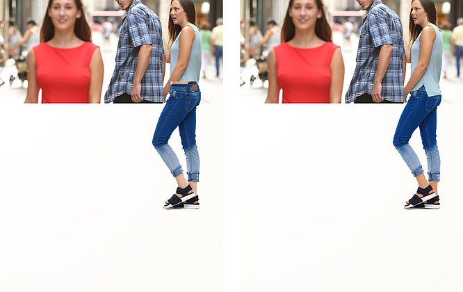 Distracted Boyfriend Meme - Making Of 1