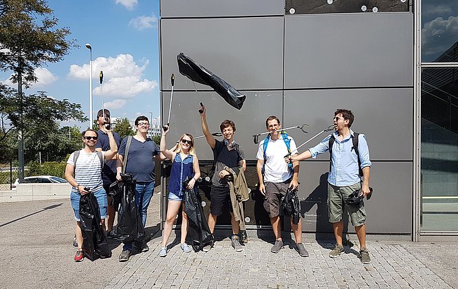 Trashbusters auf der Donauinsel
