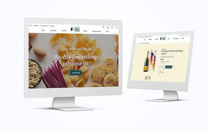 Referenzbild Webshop Meinl am Graben