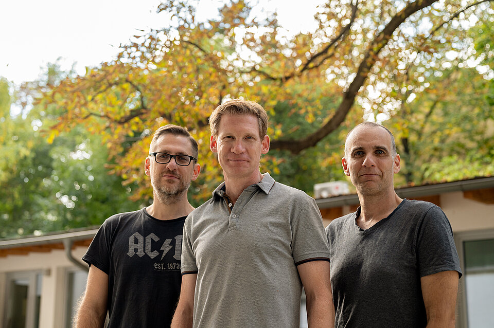 Die LIMESODA-Geschäftsführung: Bernd Pfeiffer, Philipp Pfaller, Klaus Feiler (vlnr) (c) Daniel Shaked