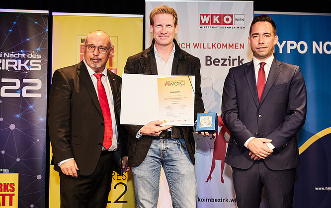Verleihung Bezirks Business Award