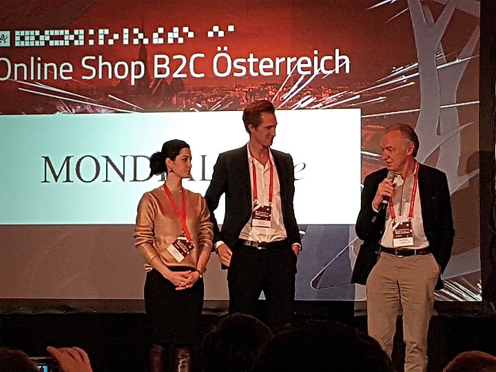 Auszeichnung Bester B2C Shop beim Anton Award für MONDIALmode