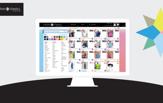 Referenzbild Webshop Cotton Classics