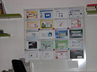 Screenshots früher Webprojekte von LimeSoda