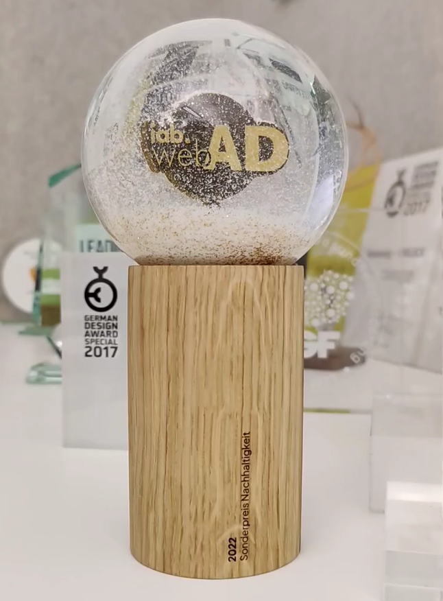 webAD Award für Nachhaltigkeit an LIMESODA