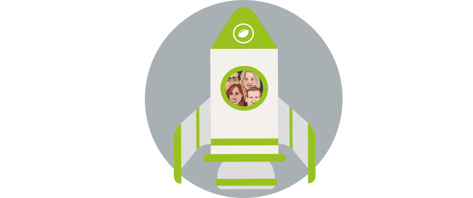 Unser Team auf seiner Mission im Digitalbereich